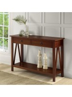 Aparador Buffet de Madeira Maciça Cor Pinhão / Coleção Titian